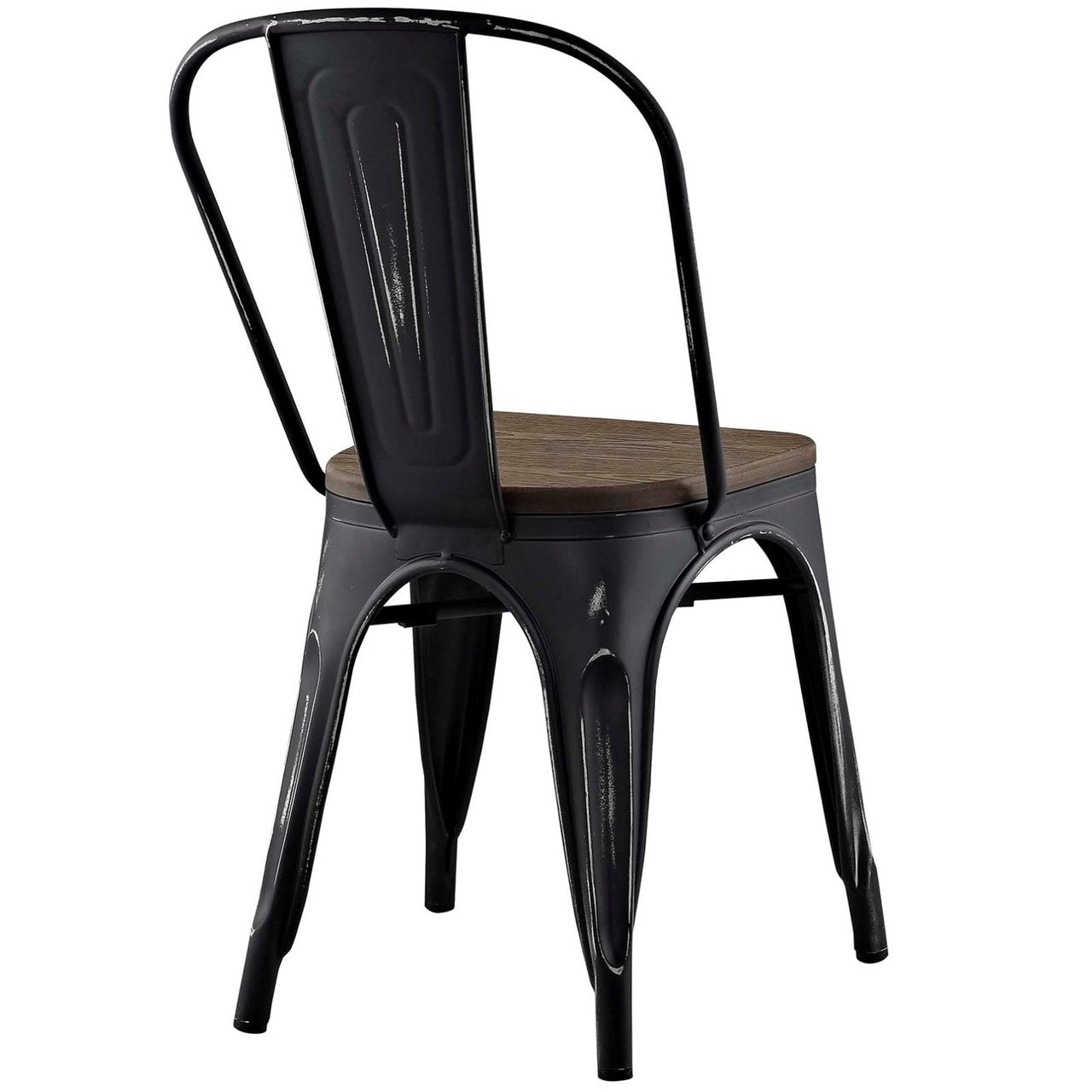 Promenade Dining Side Chair Set of 4, Black, Metal 11898