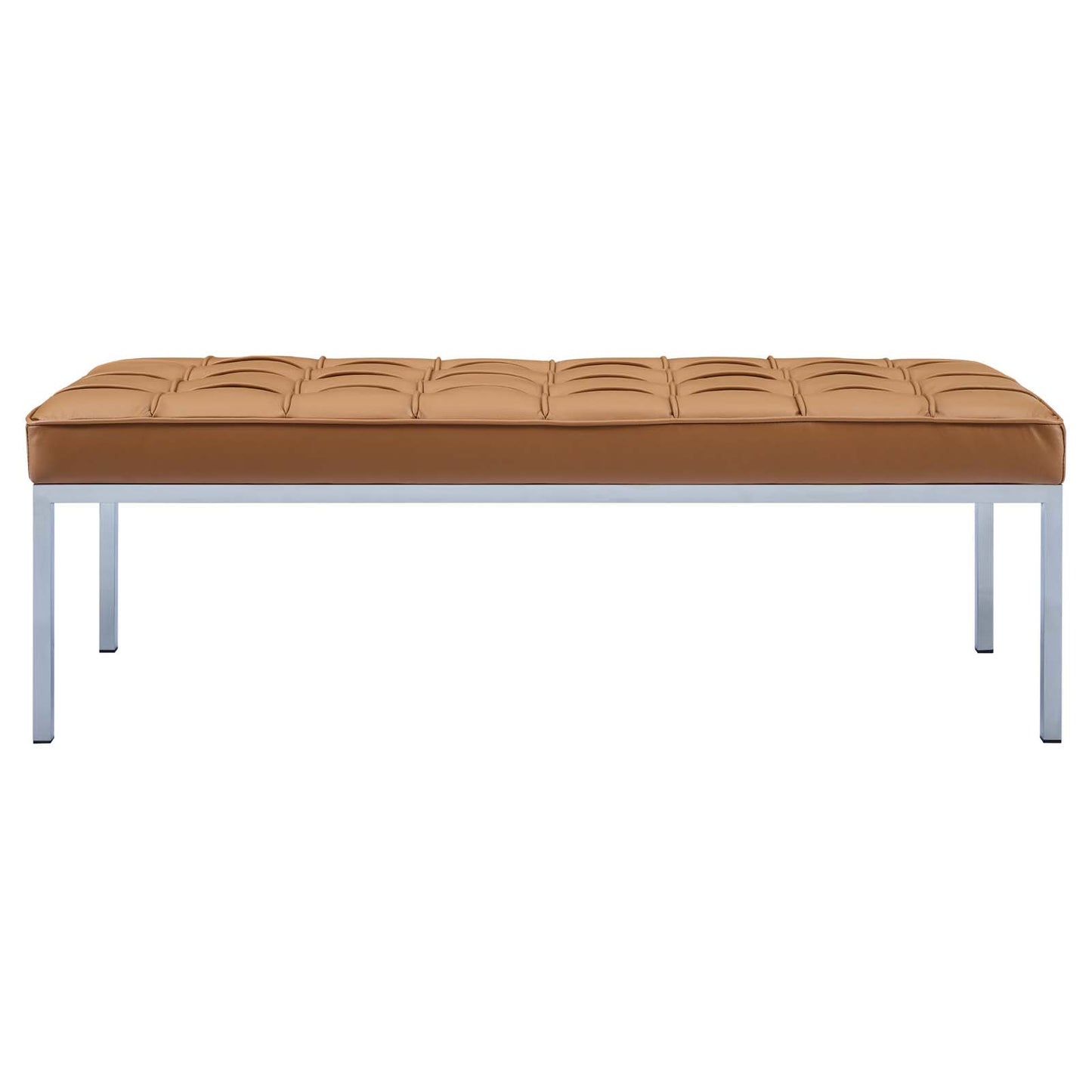 Loft Leather Bench, Leather, Tan, 18145