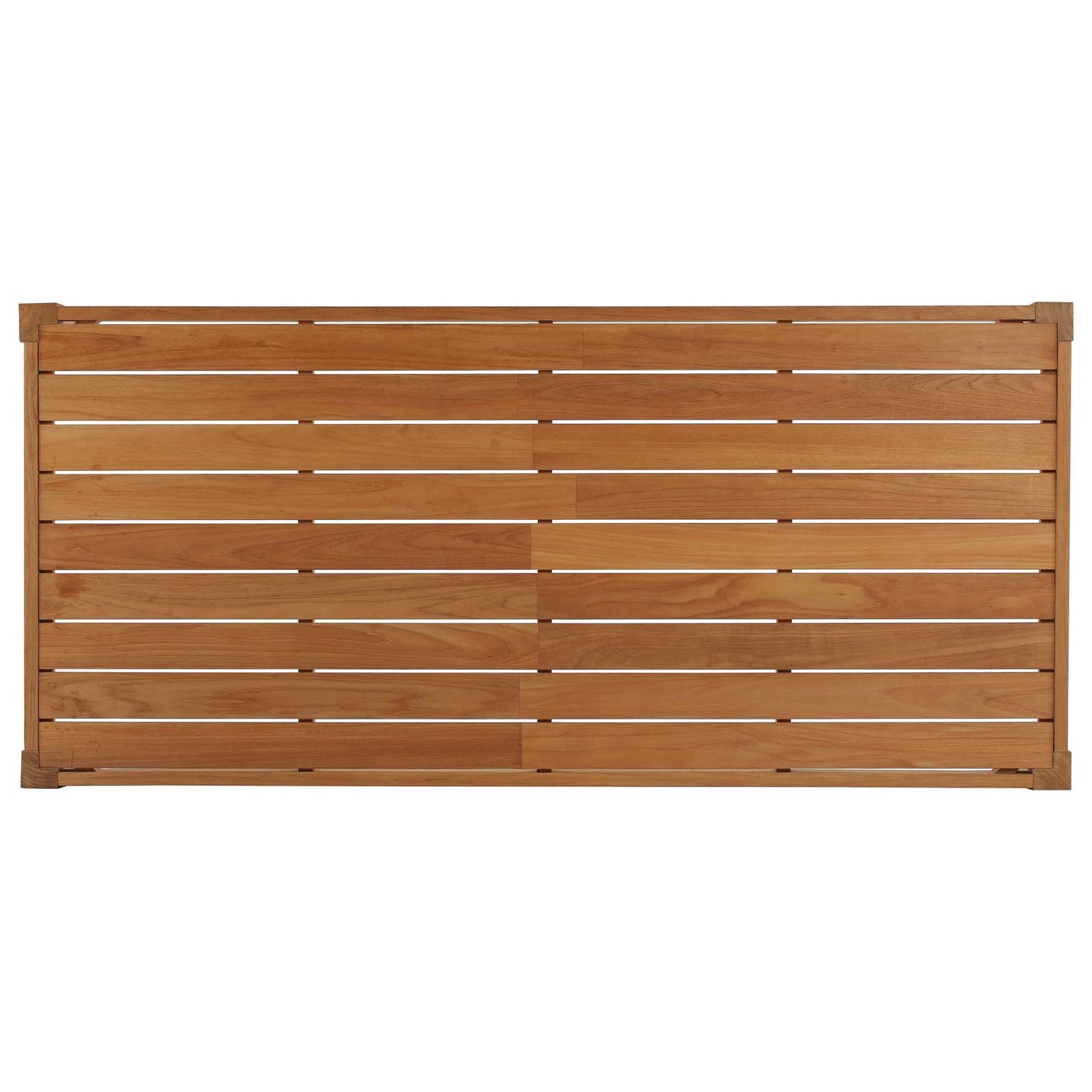 Northlake 85" Outdoor Patio Premium Grade A Teak Wood Dining Table, Wood, Natural, 17824