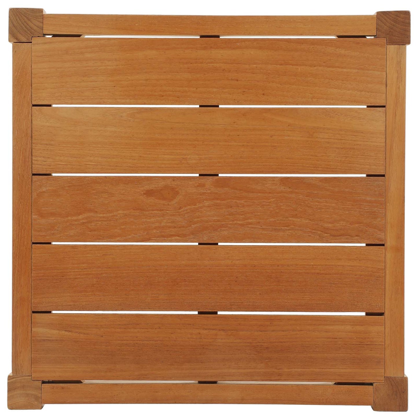 Northlake Outdoor Patio Premium Grade A Teak Wood Side Table, Wood, Natural, 17825