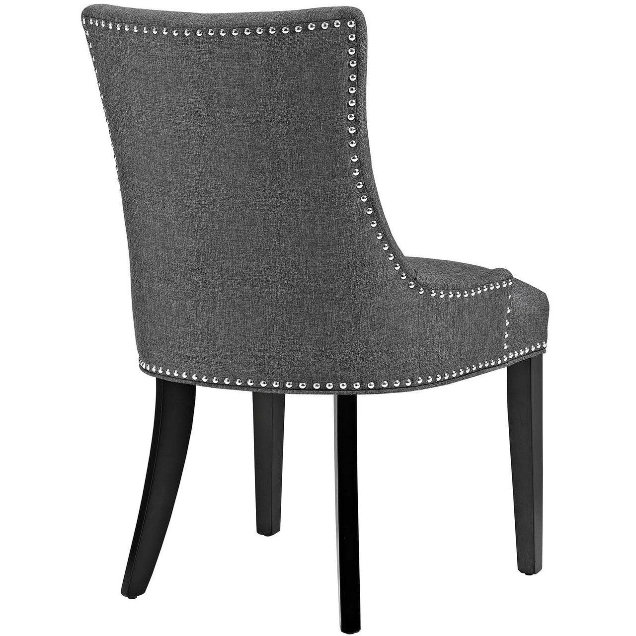 Marquis Dining Chair Fabric Set of 4, Fabric, Grey Gray 15828
