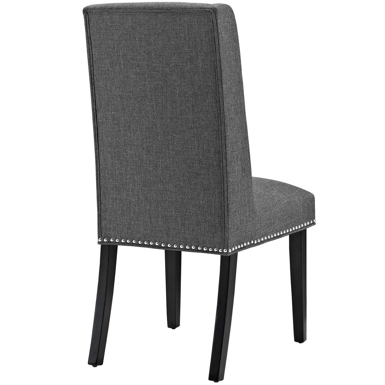 Baron Dining Chair Fabric Set of 4, Fabric, Grey Gray 15843