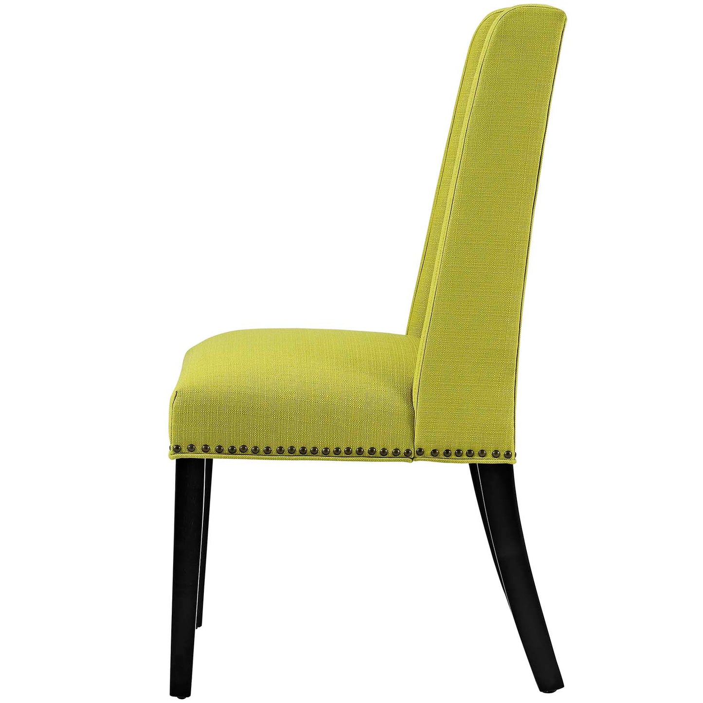 Baron Dining Chair Fabric Set of 4, Fabric Wood, Green, 17453