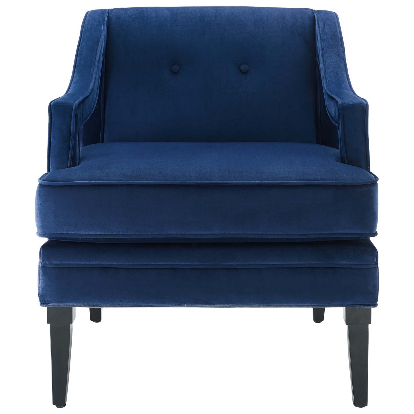 Concur Living Room Set Performance Velvet Set of 2, Velvet, Blue Navy, 19044