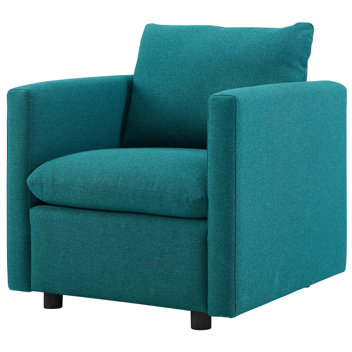 Activate 3 Piece Upholstered Fabric Set, Fabric, Teal Blue, 19131