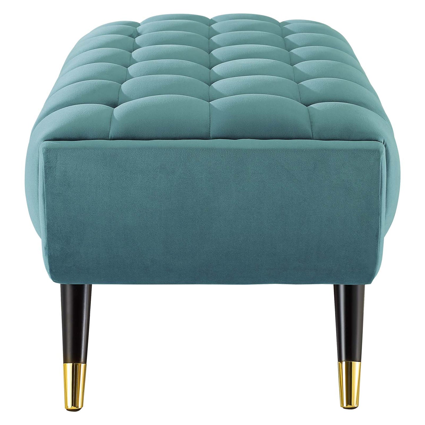 Adept 47.5" Performance Velvet Bench, Velvet, Blue, 19577
