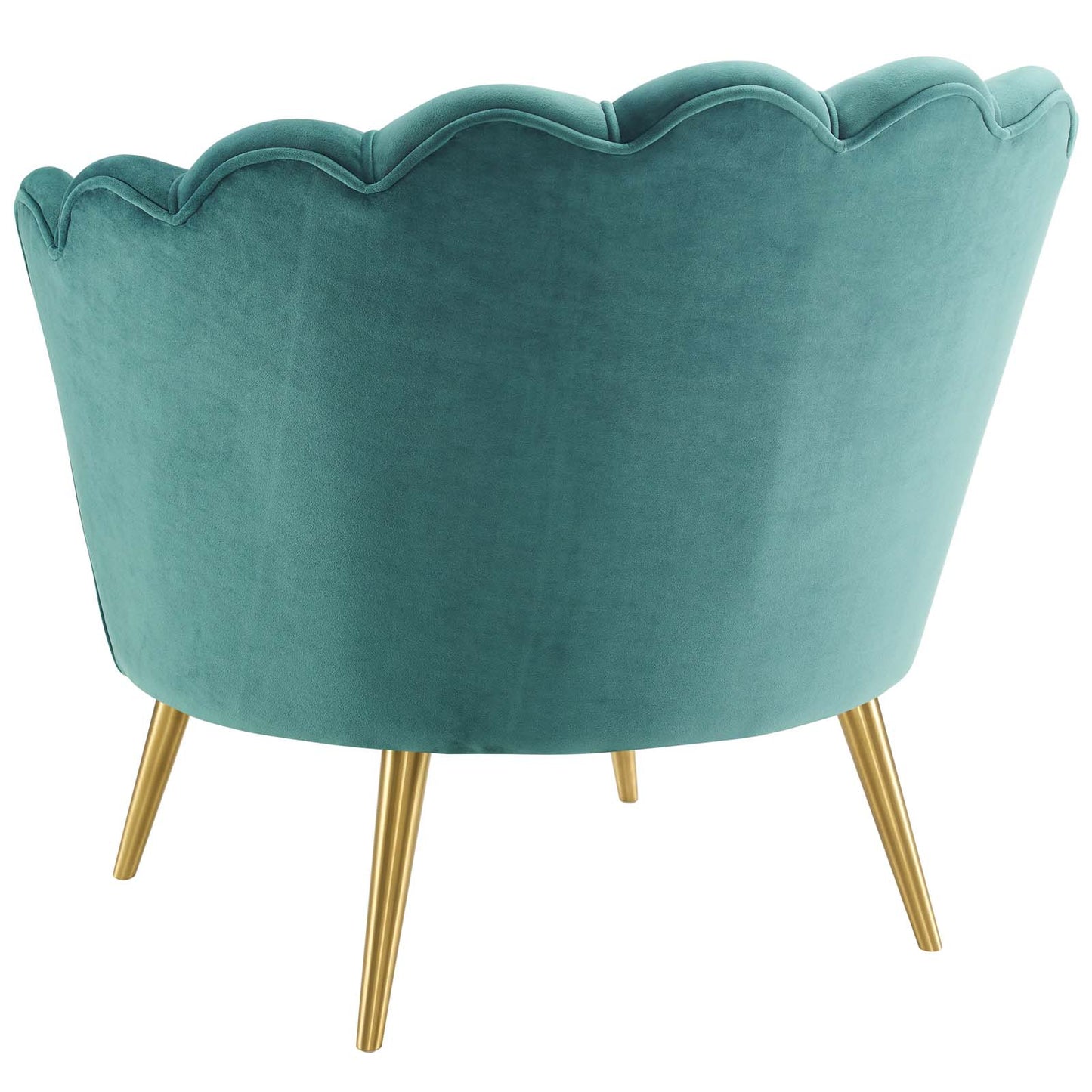 Admire Accent Armchair Performance Velvet Set of 2, Velvet, Metal Steel, Teal Blue, 19688