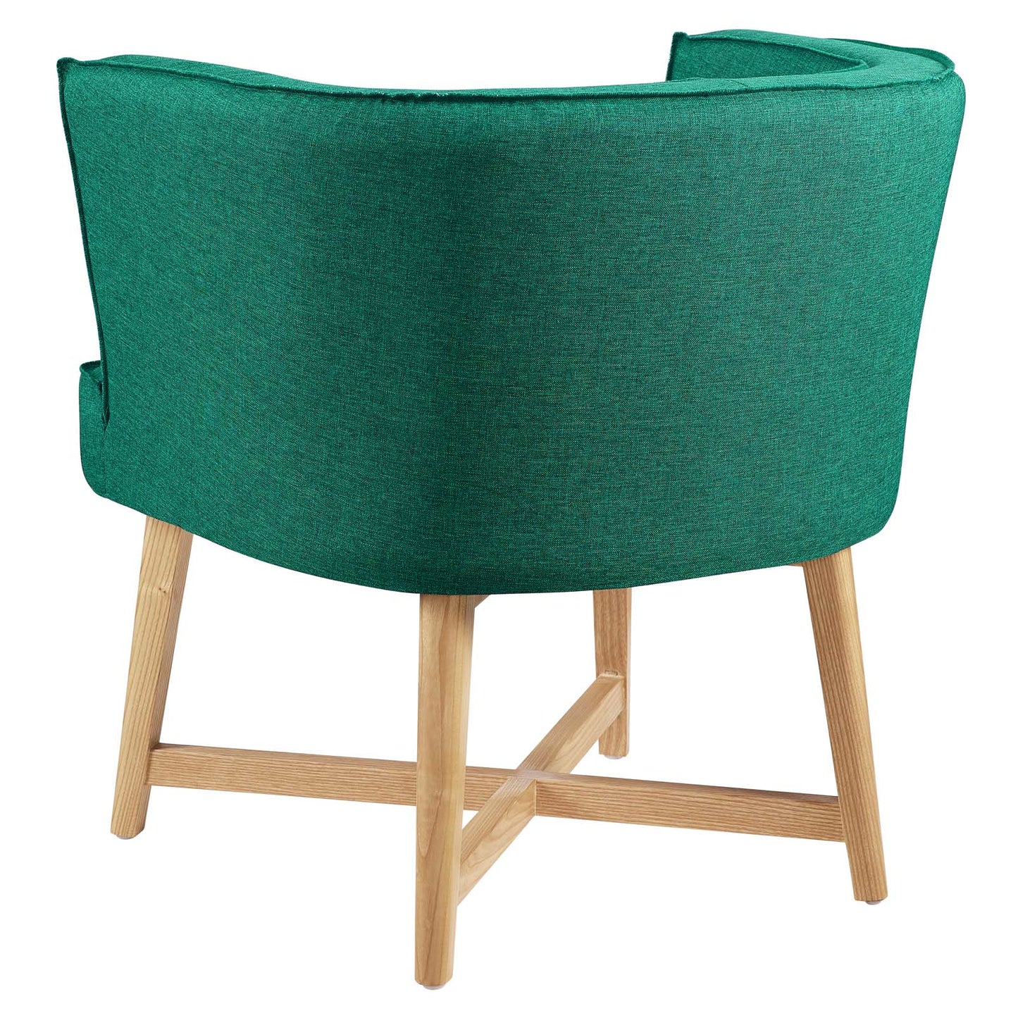 Anders Accent Chair Upholstered Fabric Set of 2, Fabric, Wood, Teal Blue, 20033