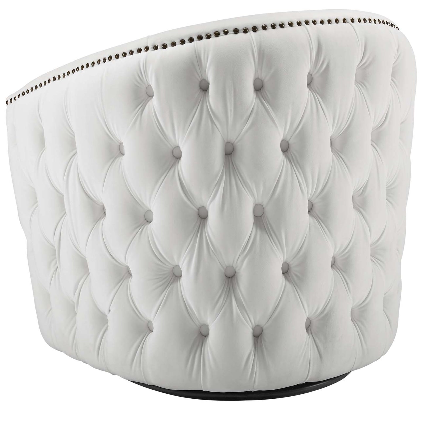 Rogue Armchair Performance Velvet Set of 2, Velvet, White, 20037