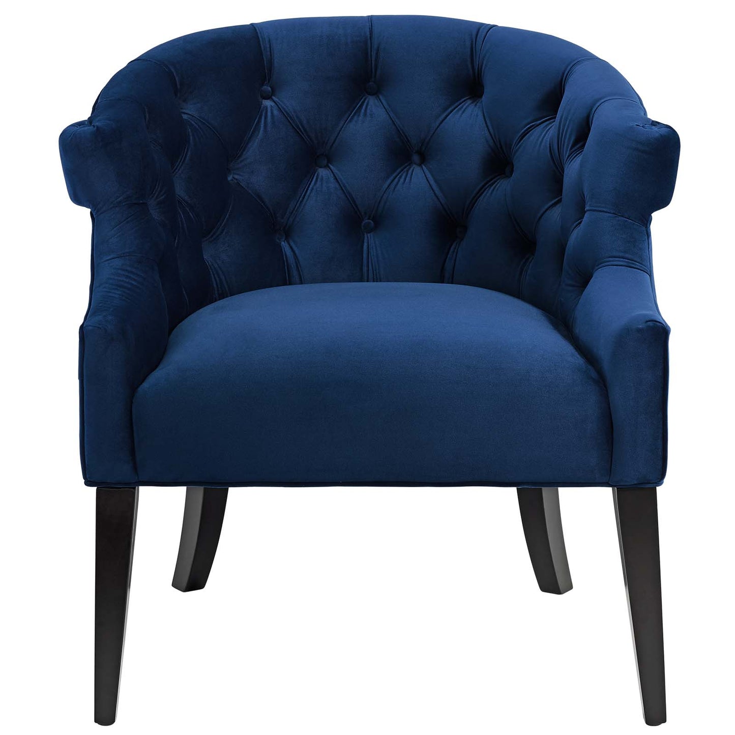 Precept Armchair Performance Velvet Set of 2, Velvet, Blue Navy, 20040