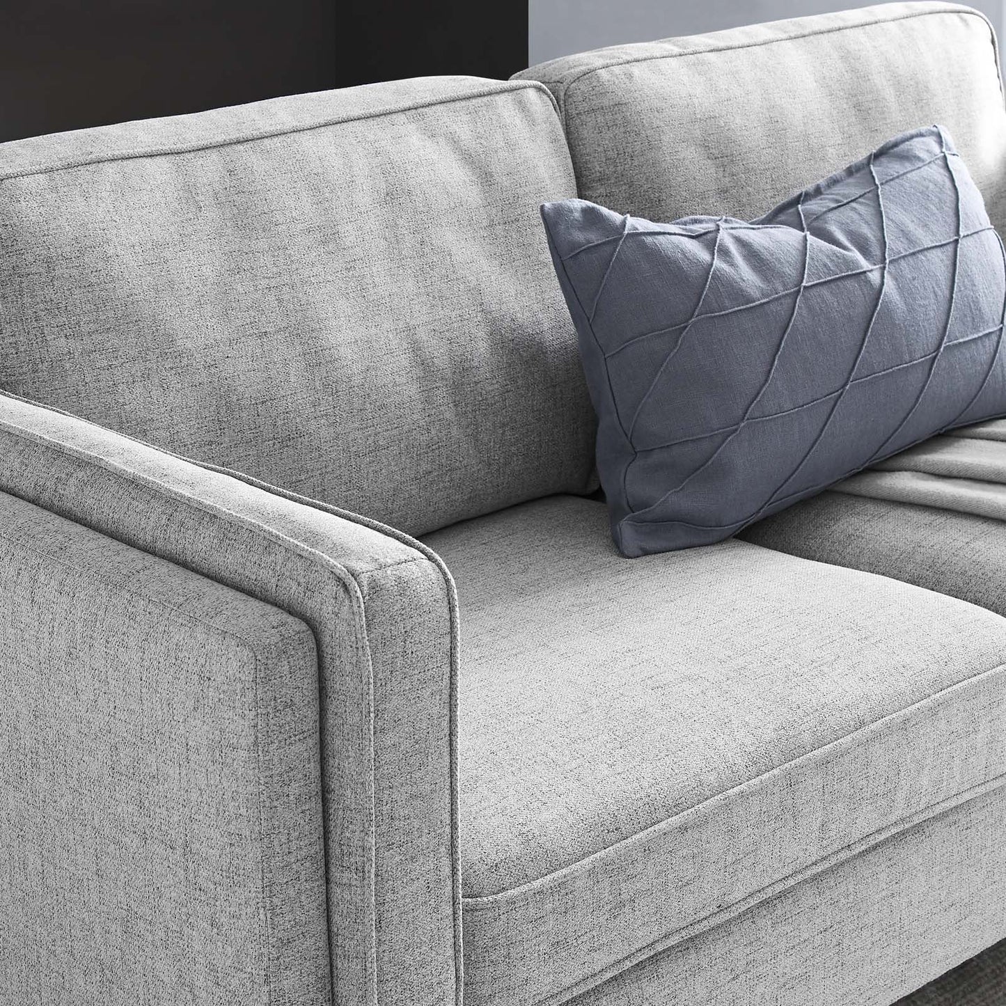 Kaiya Fabric Sofa, Fabric, Light Grey Gray, 20091