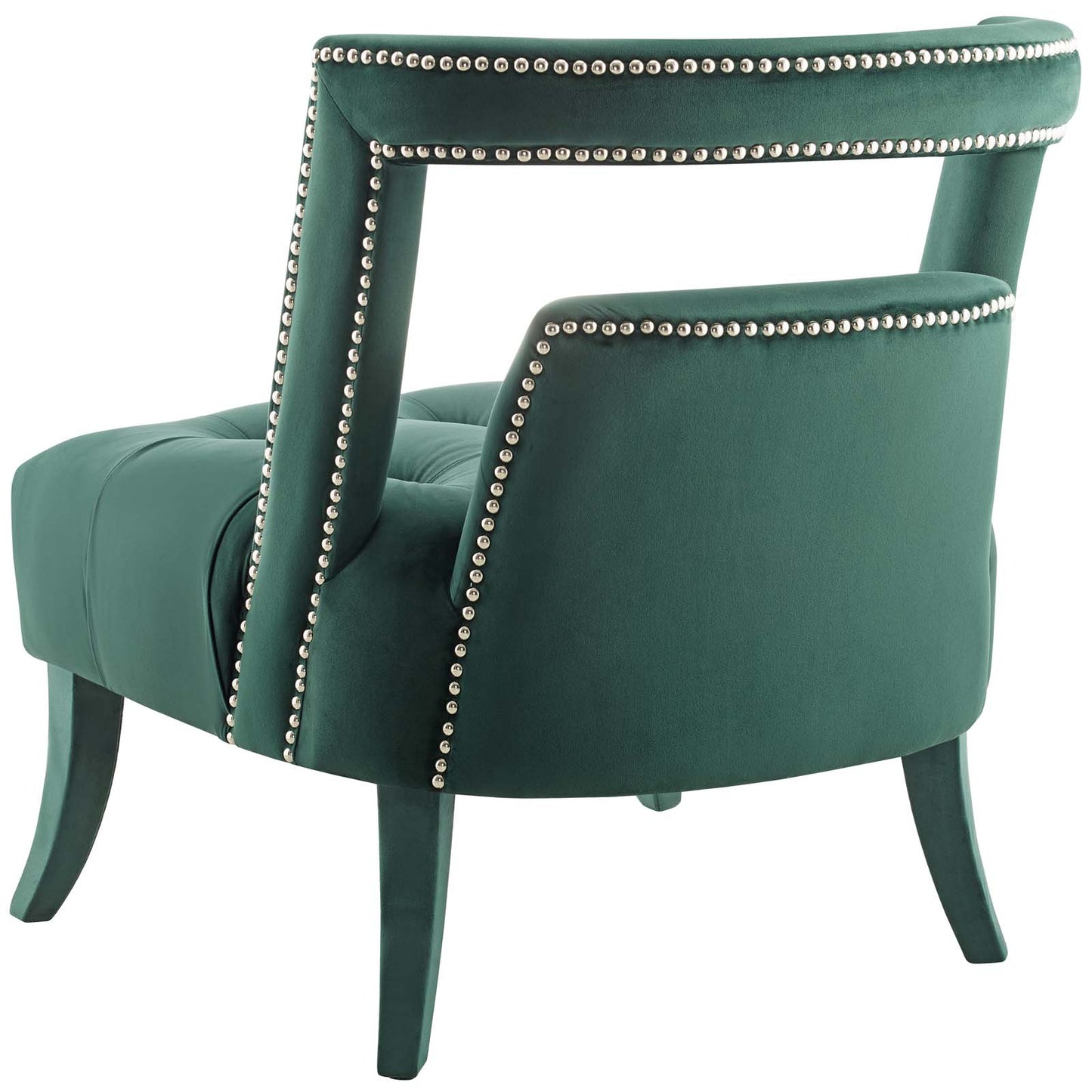 Honor Armchair Performance Velvet Set of 2, Velvet, Green, 20104