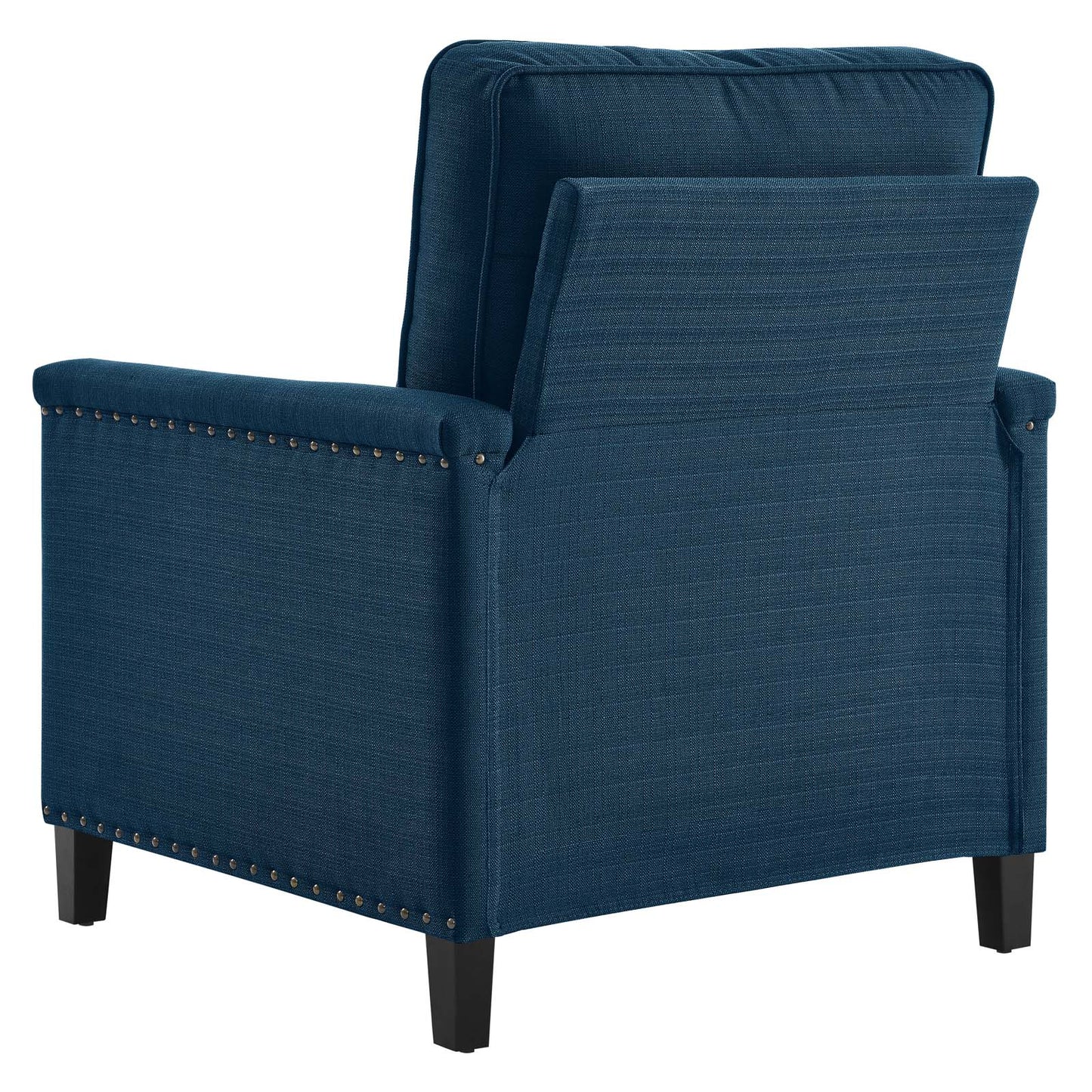 Ashton Upholstered Fabric Armchair, Fabric, Navy Blue, 20833