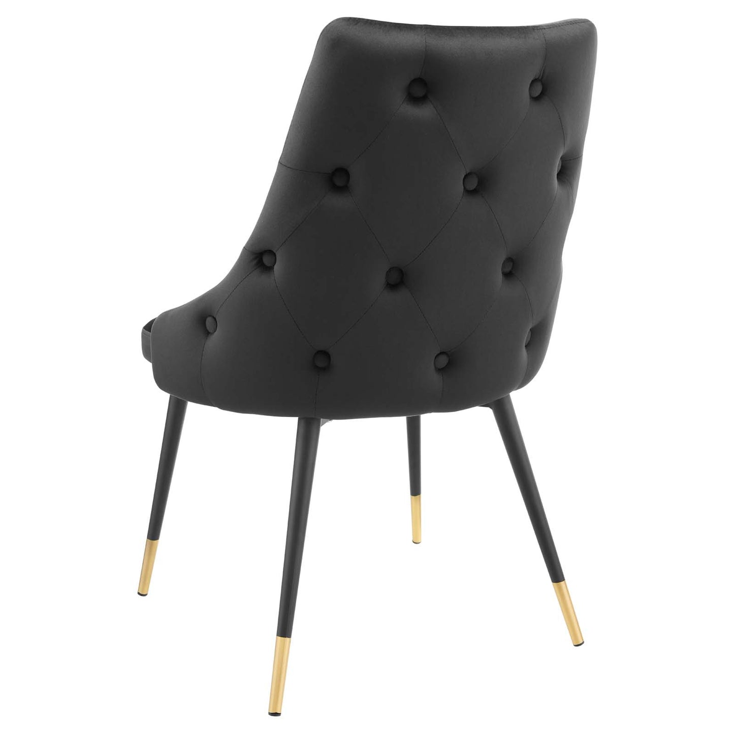 Adorn Dining Side Chair Performance Velvet Set of 2, Velvet, Black, 20859