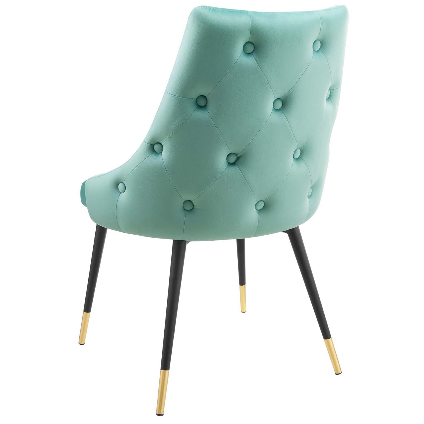 Adorn Dining Side Chair Performance Velvet Set of 2, Velvet, Blue, 20866