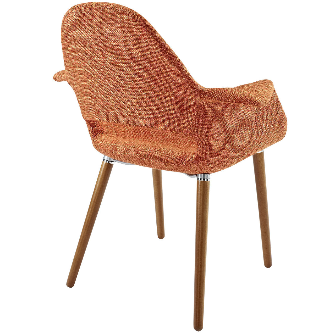 Taupe Dining Armchair in Orange