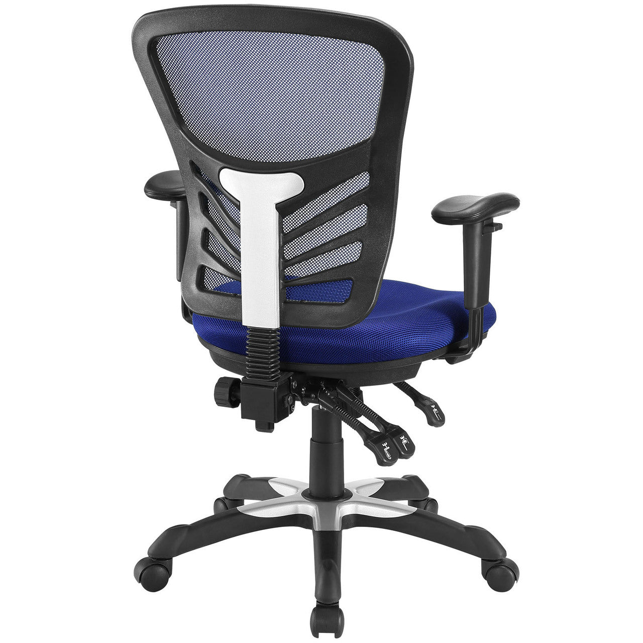 Articulate Office Chair, Blue Fabric