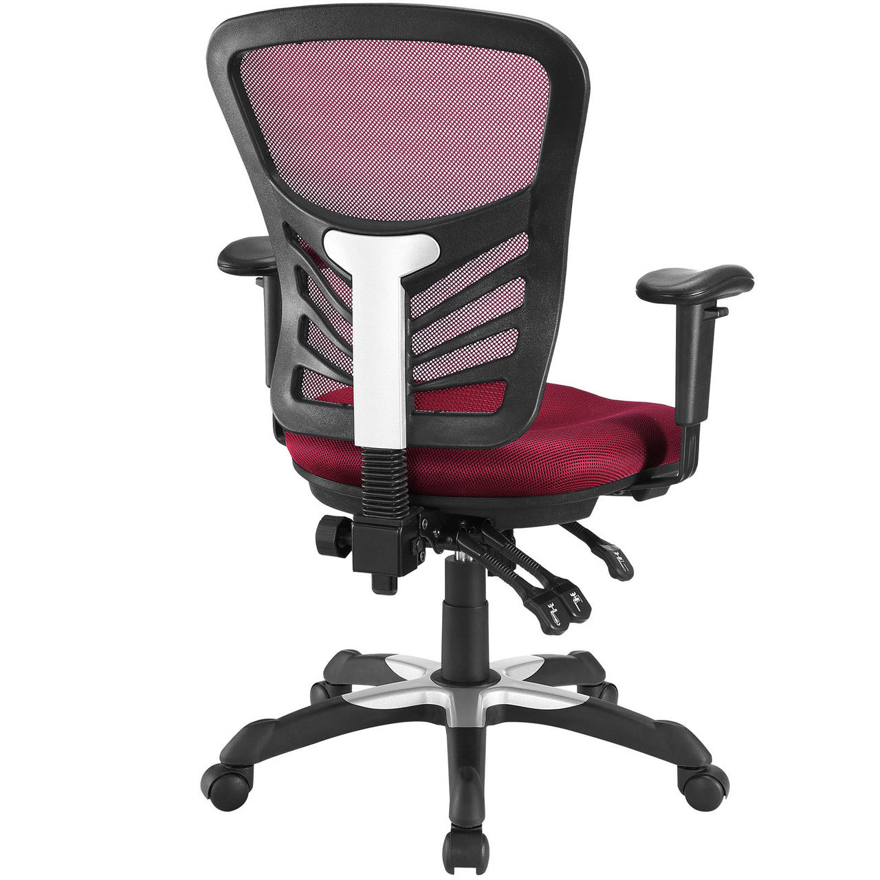 Articulate Office Chair, Red Fabric