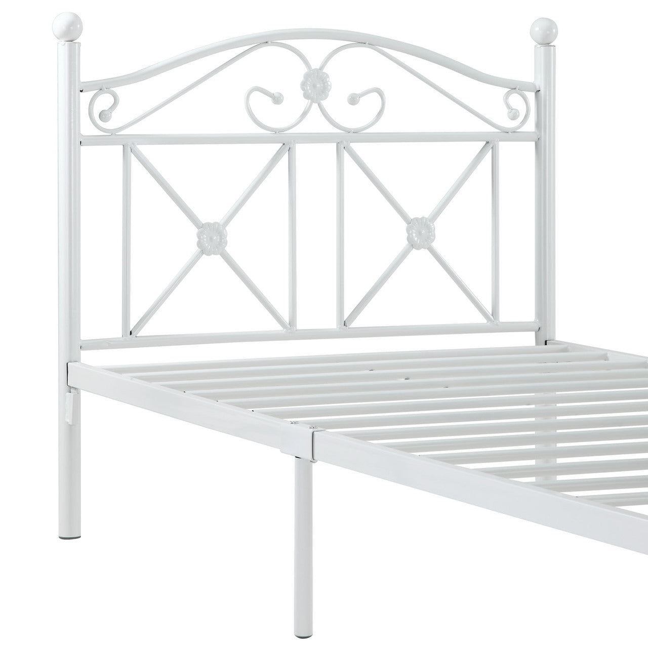 Cottage Bed Frame in White