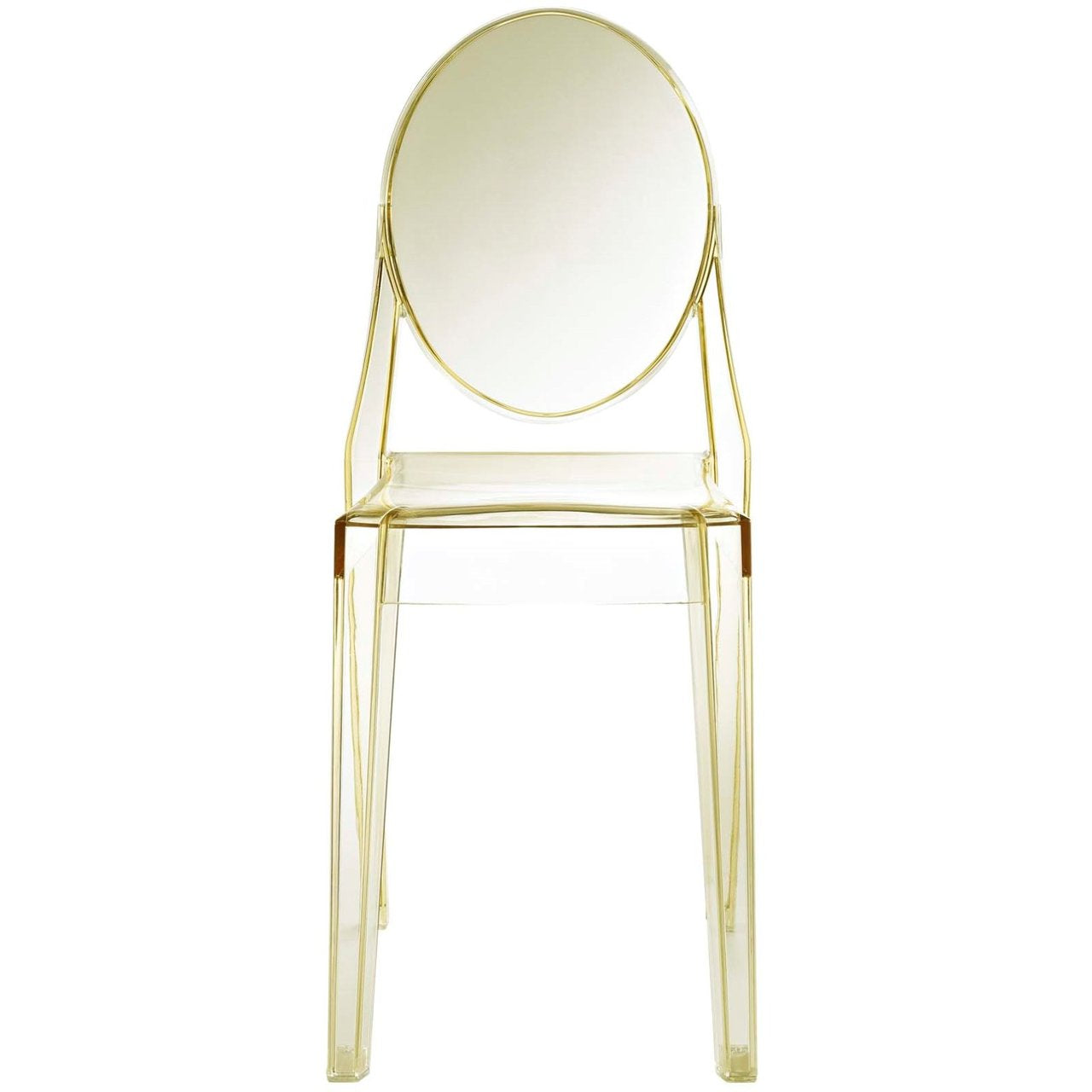 Casper Dining Chairs Set of 2, Yellow, Plastic 13068
