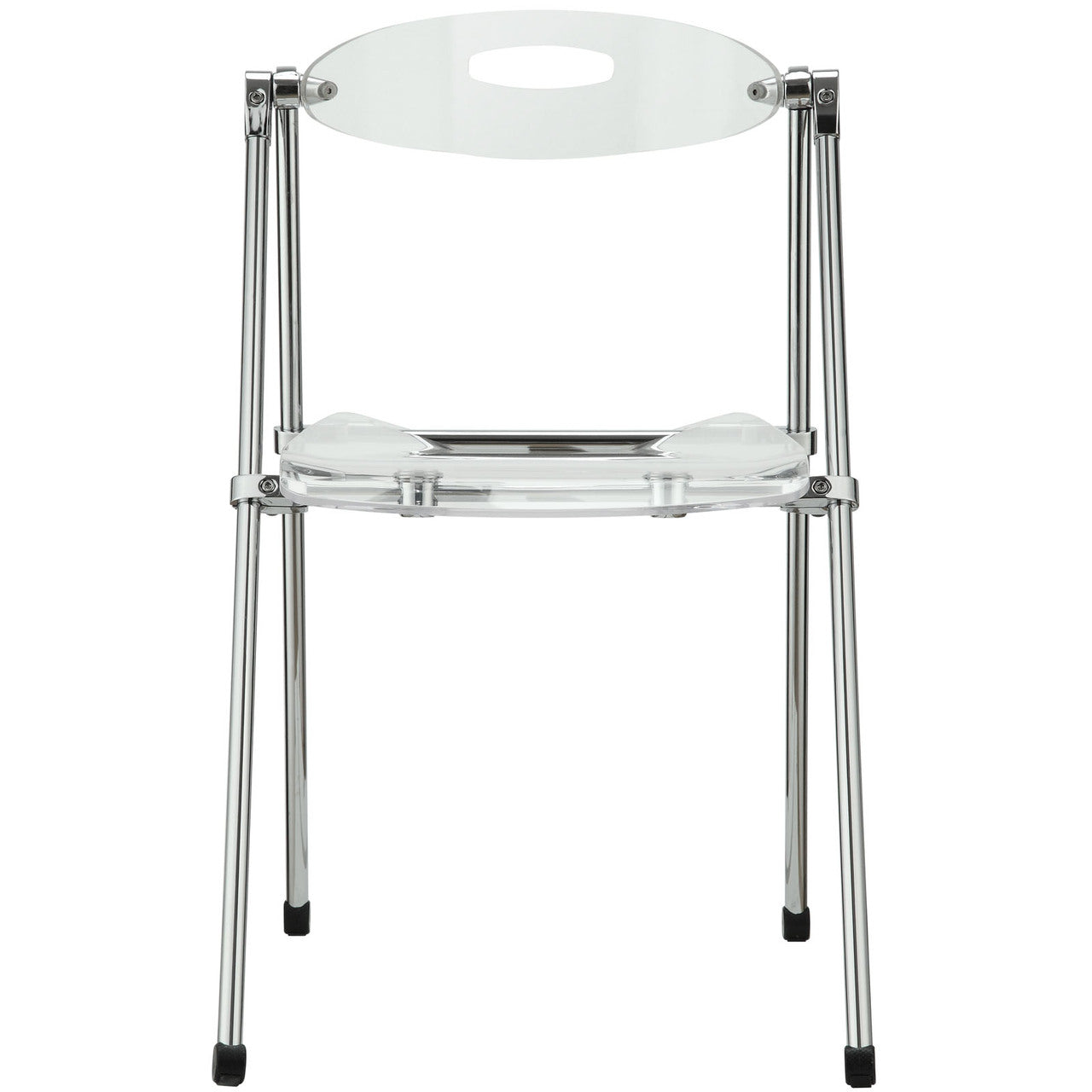 Telescope 2 Piece Dining Chairs in Clear