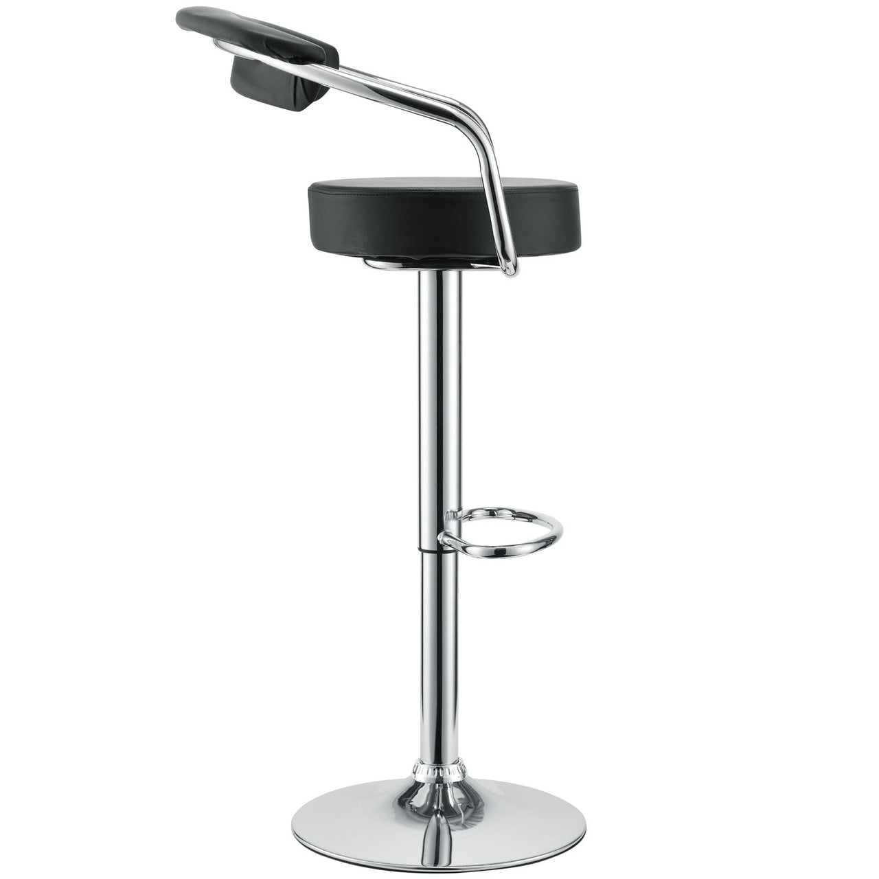Diner Bar Stools Set of 3 in Black