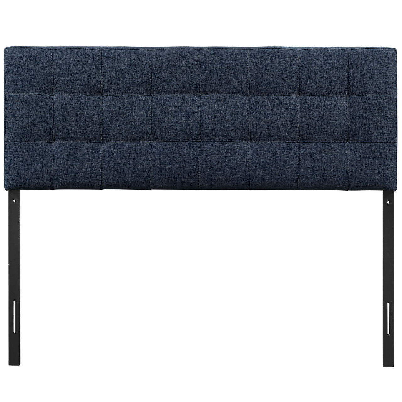 Lily Queen Size Fabric Headboard, Blue, Fabric
