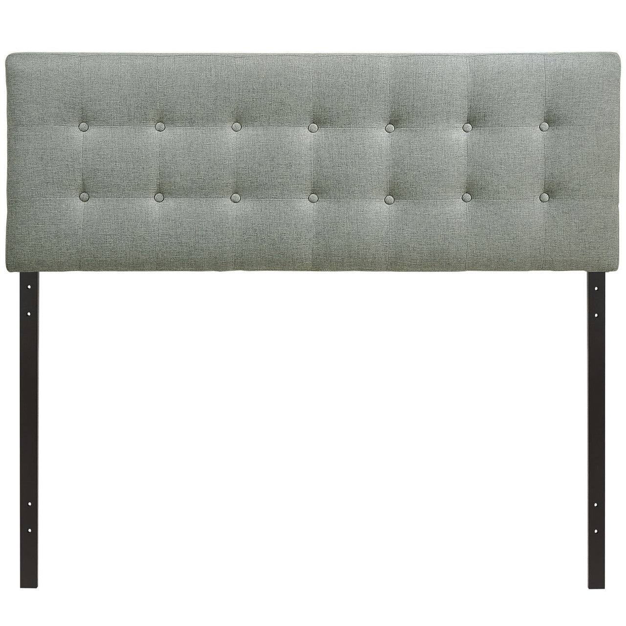 Emily King Fabric Headboard, Grey Fabric