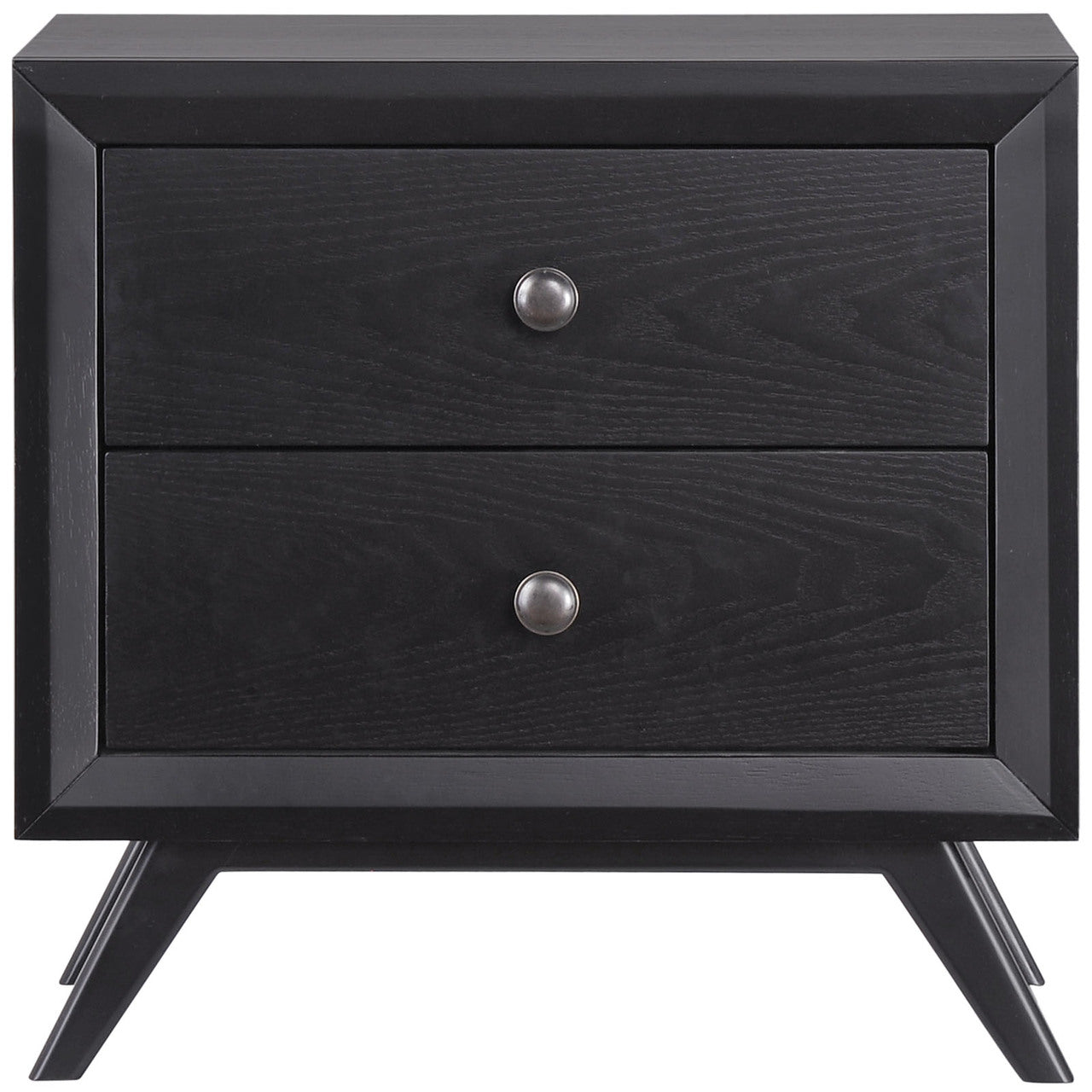 Tracy Nightstand, Black Wood