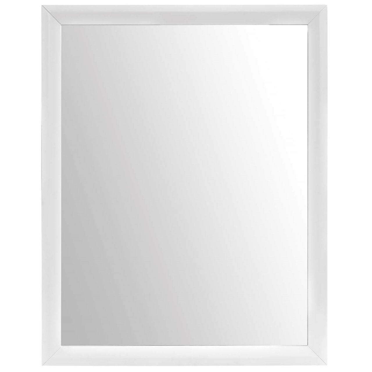 Tracy Mirror, White, Glass 13208