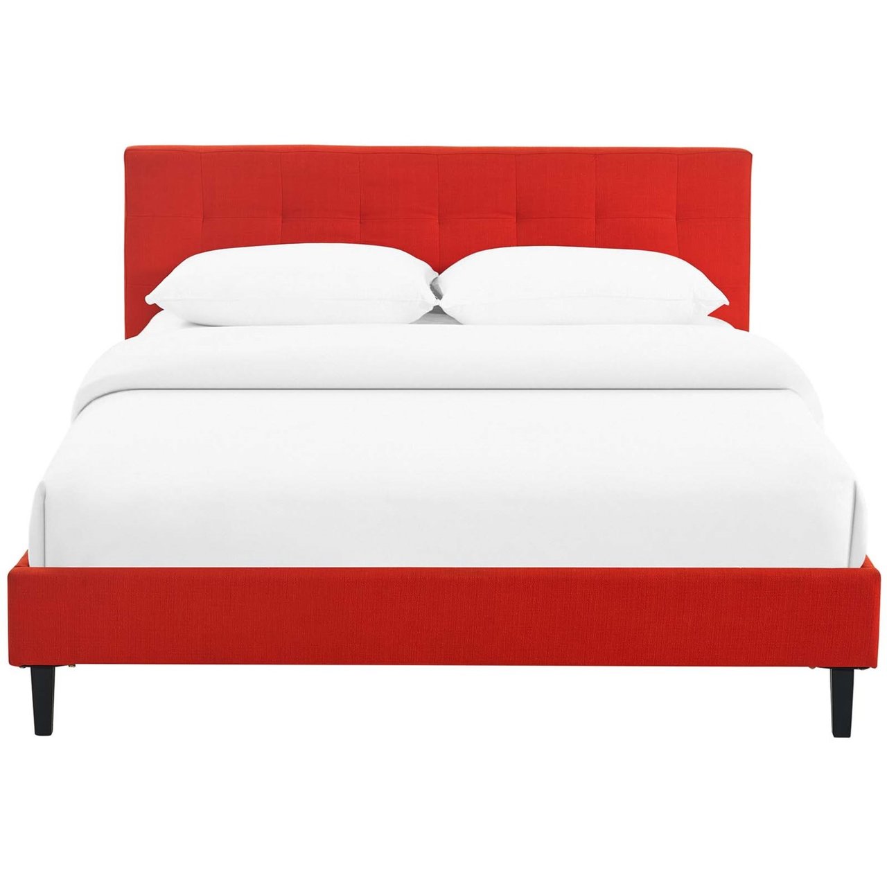 Linnea Full Bed, Red, Fabric 12231