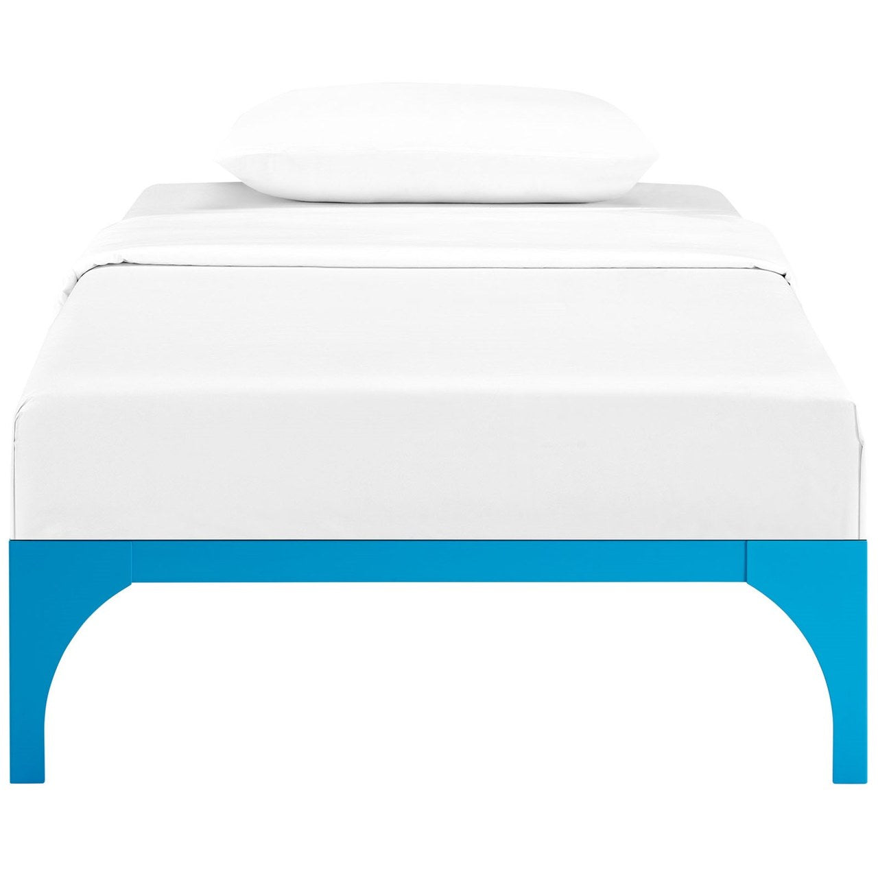 Ollie Twin Bed Frame, Blue, Metal 12271