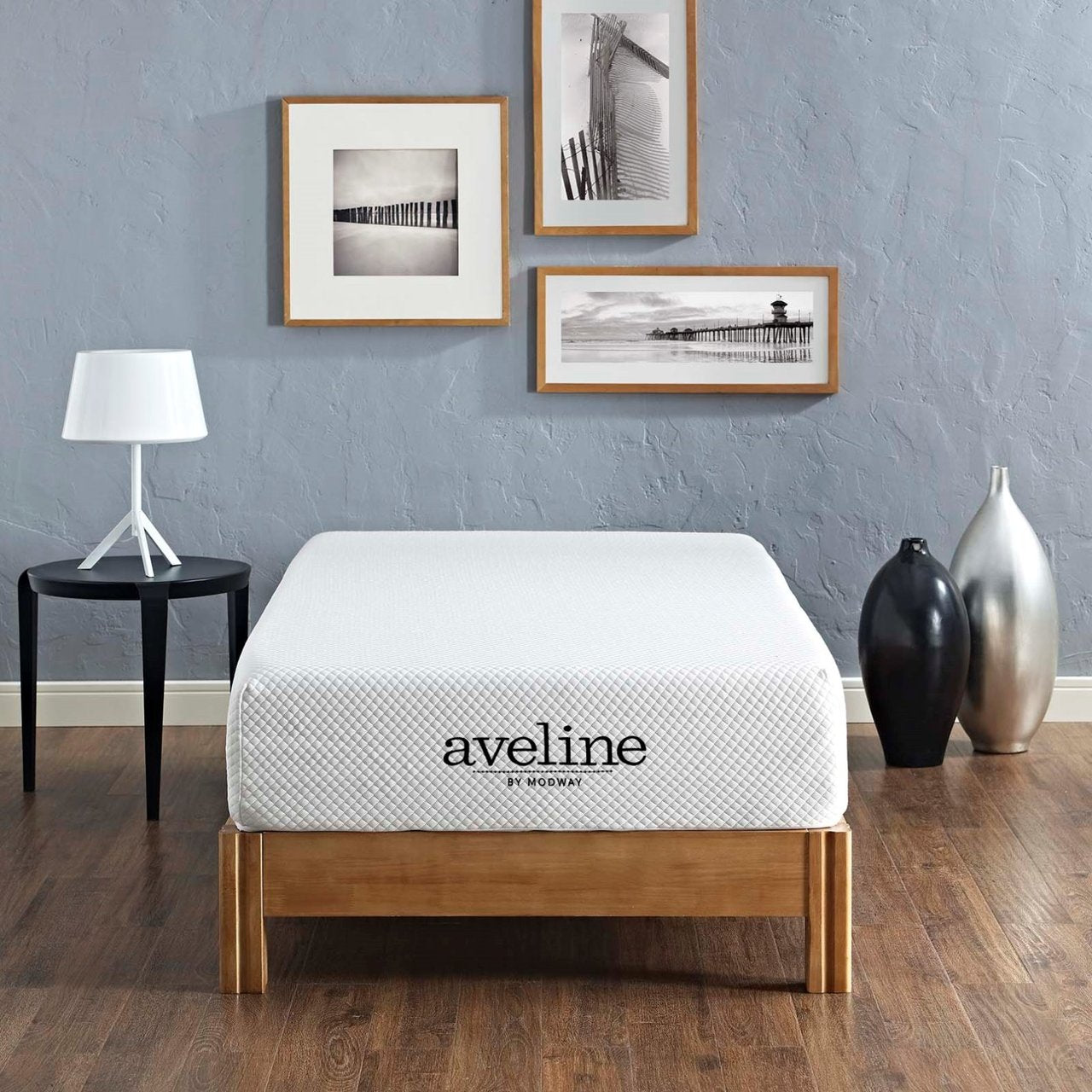 Aveline 10" Twin Mattress, White, Fabric 12417