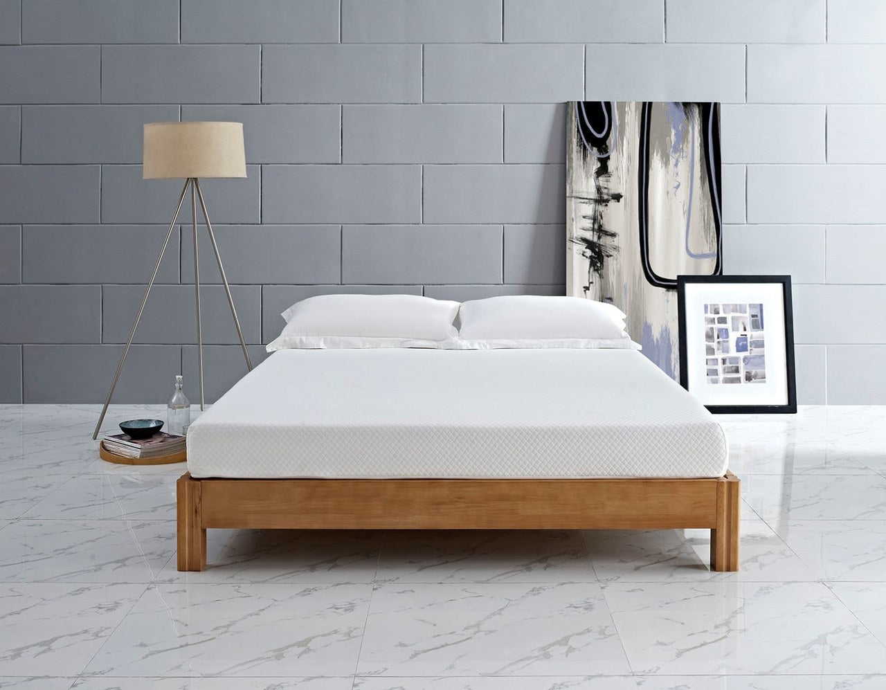 Aveline 6" King Mattress, White, Fabric 12421