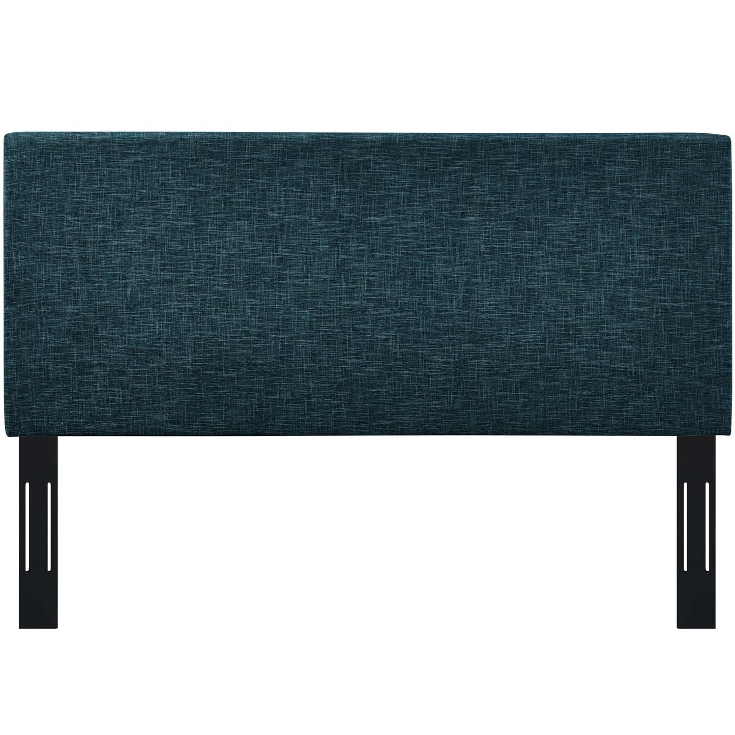 Taylor Twin Upholstered Linen Fabric Headboard, Fabric, Navy Blue, 18058