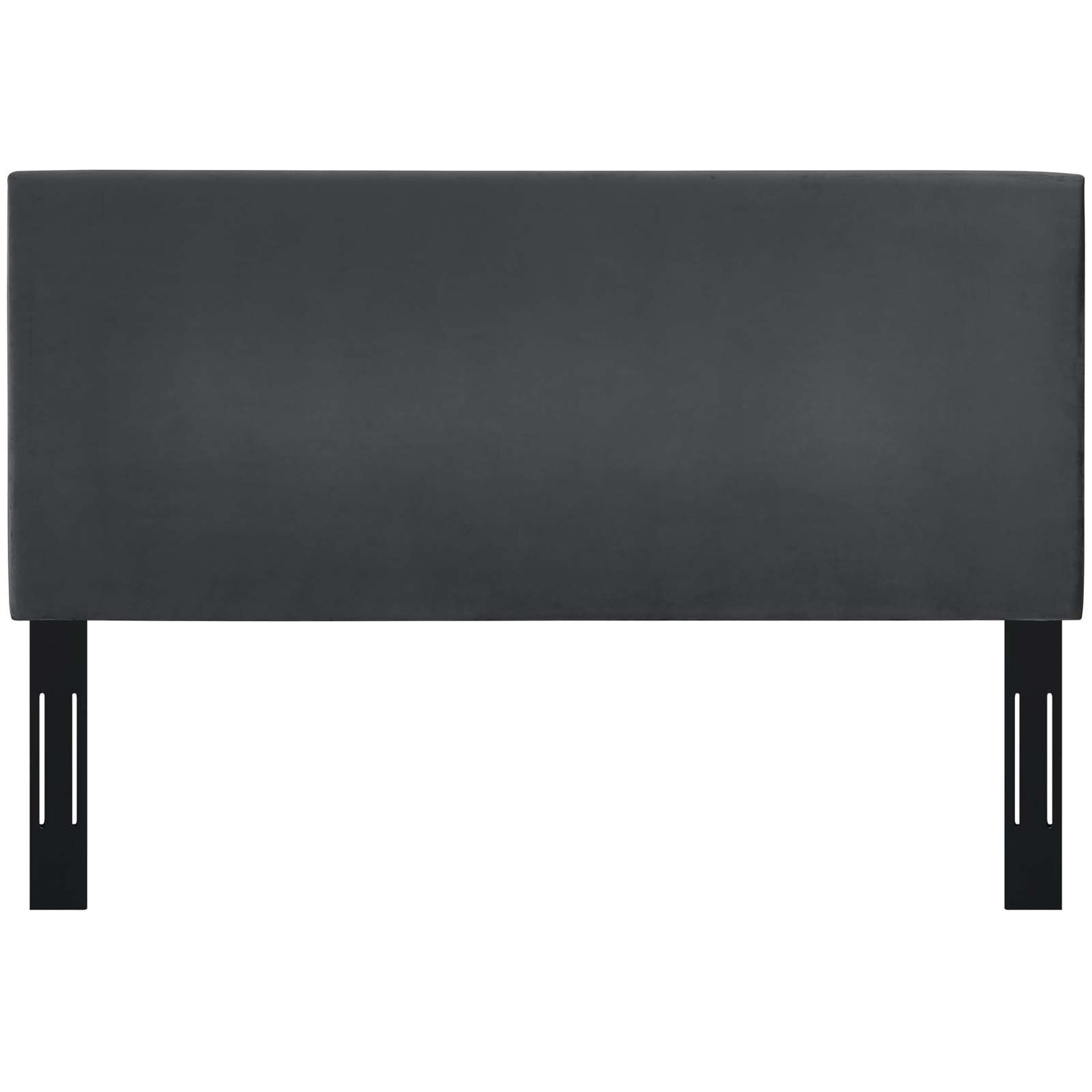 Taylor Full / Queen Upholstered Performance Velvet Headboard, Velvet Fabric, Grey Gray, 17723