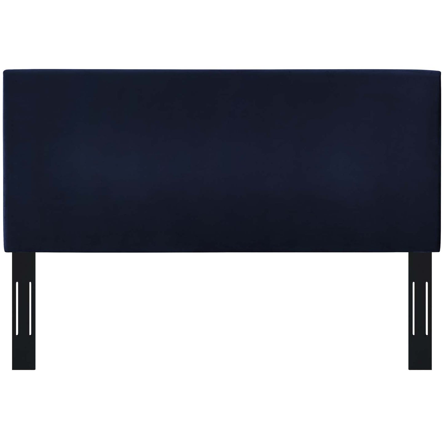Taylor Full / Queen Upholstered Performance Velvet Headboard, Velvet Fabric, Navy Blue, 17724
