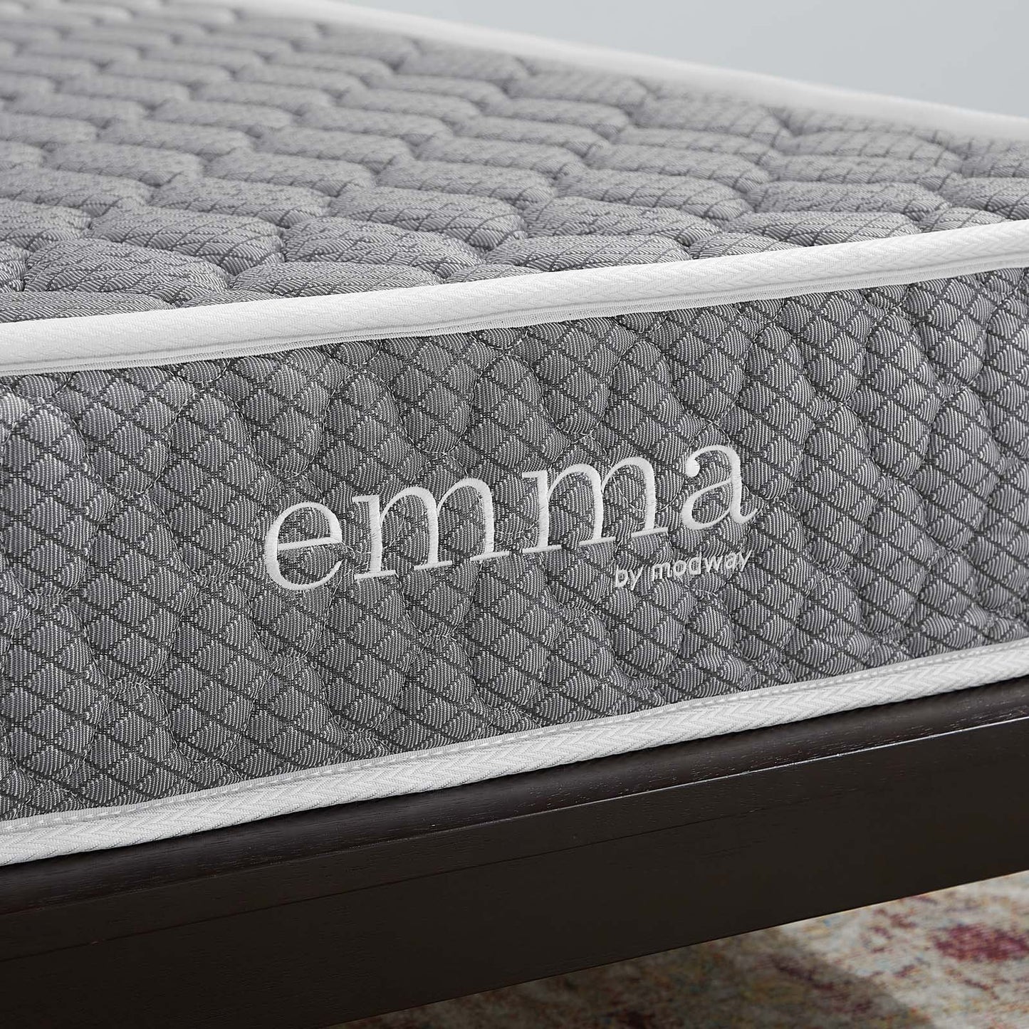 Emma 8" Twin Mattress, Gray, 21687