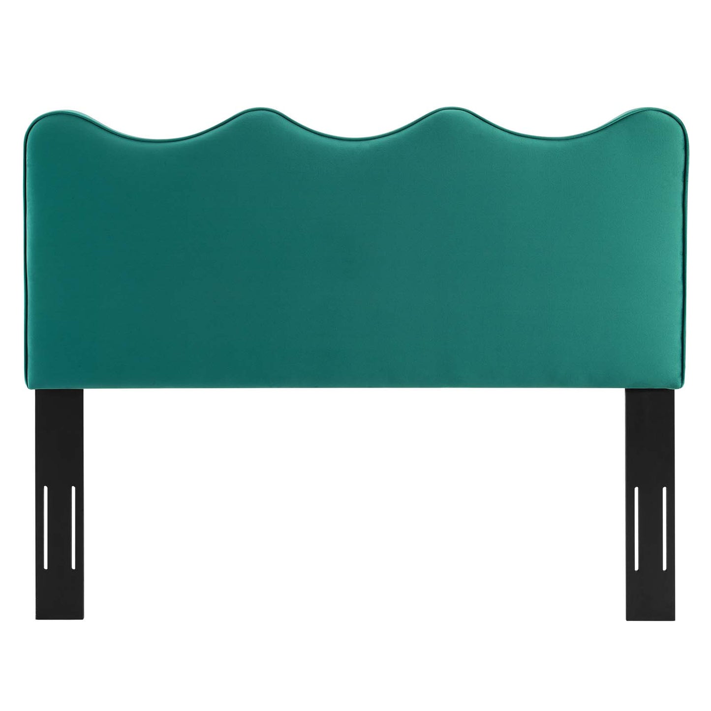 Athena Performance Velvet King/California King Headboard, Velvet, Teal Blue, 22365