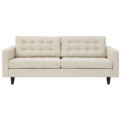 Empress Upholstered Fabric Sofa, Fabric, Beige 13214