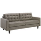 Empress Upholstered Sofa in Granite