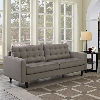 Empress Upholstered Sofa in Granite