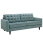 Empress Upholstered Sofa in Lagua
