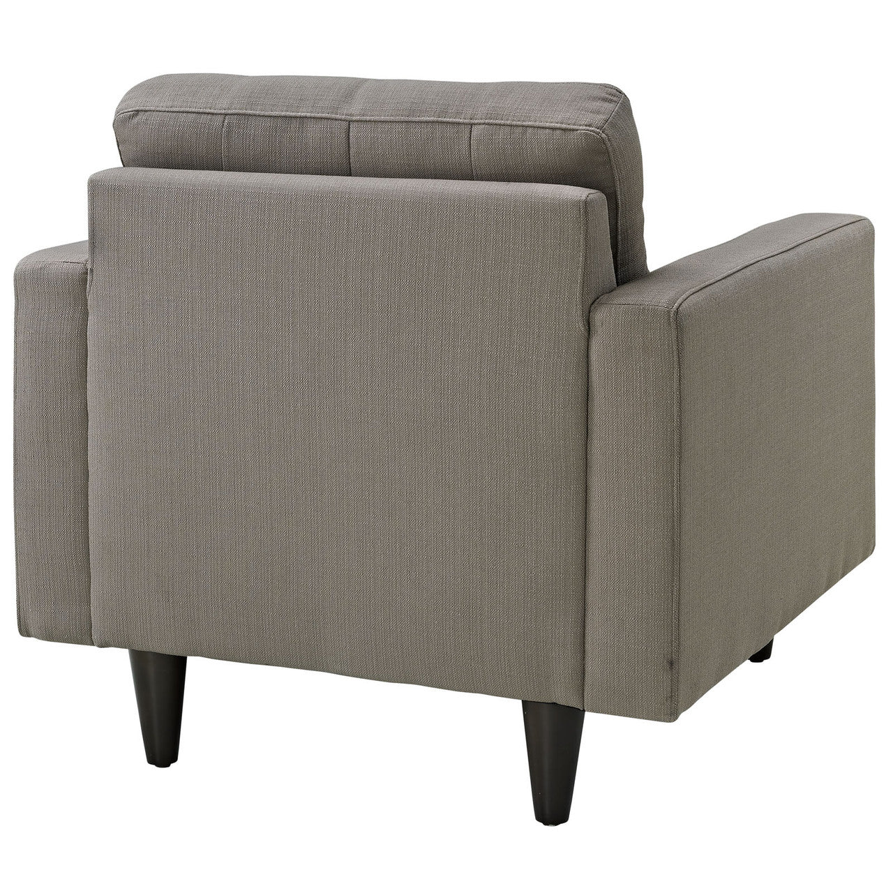 Empress Upholstered Armchair in Granite