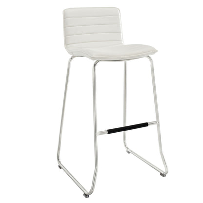 Dive Bar Stool in White