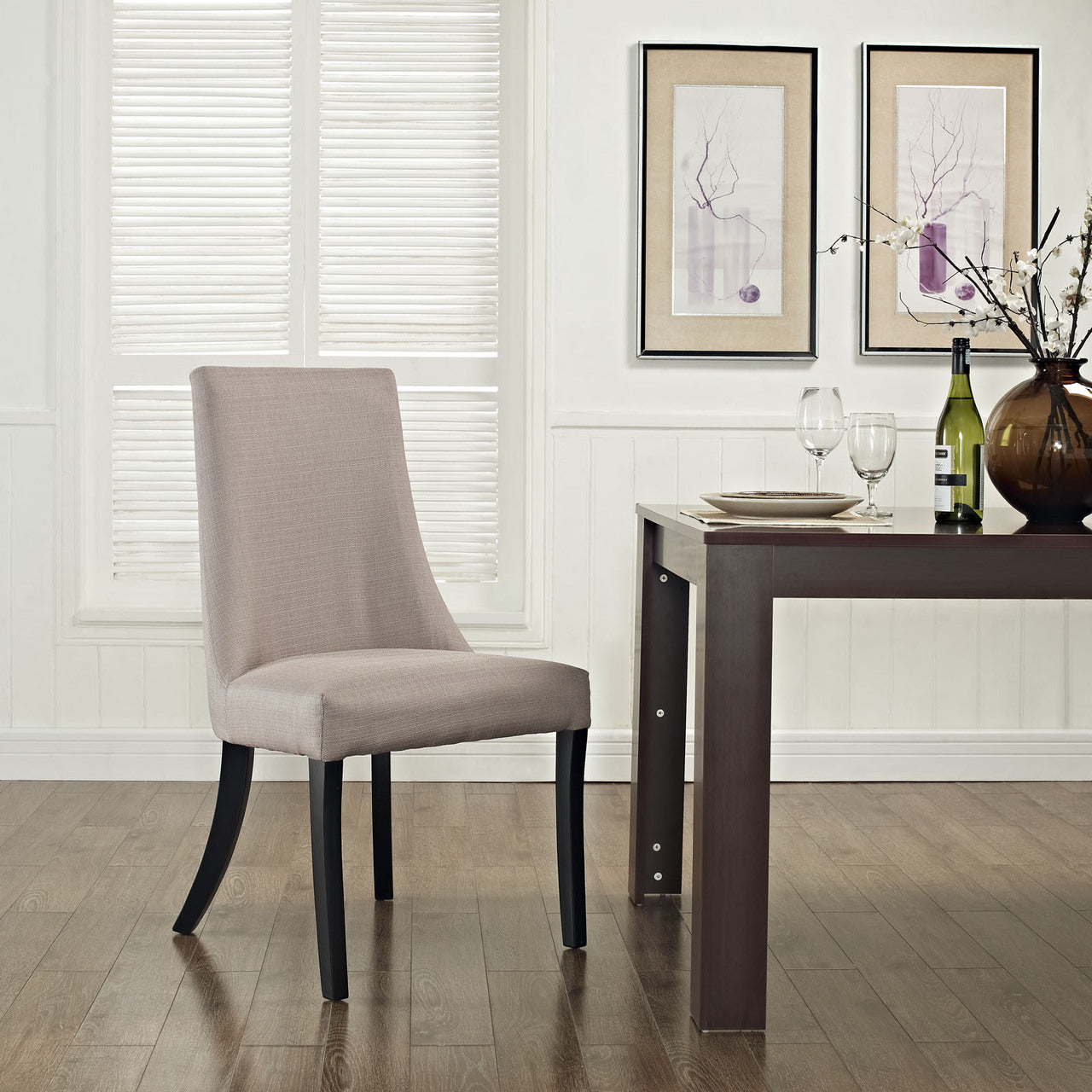 Reverie Dining Side Chair in Beige