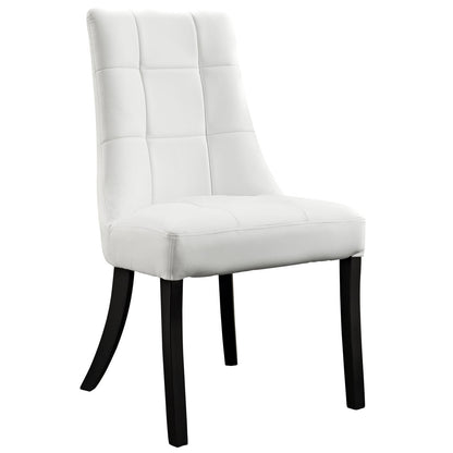 Noblesse Dining Side Chair in White
