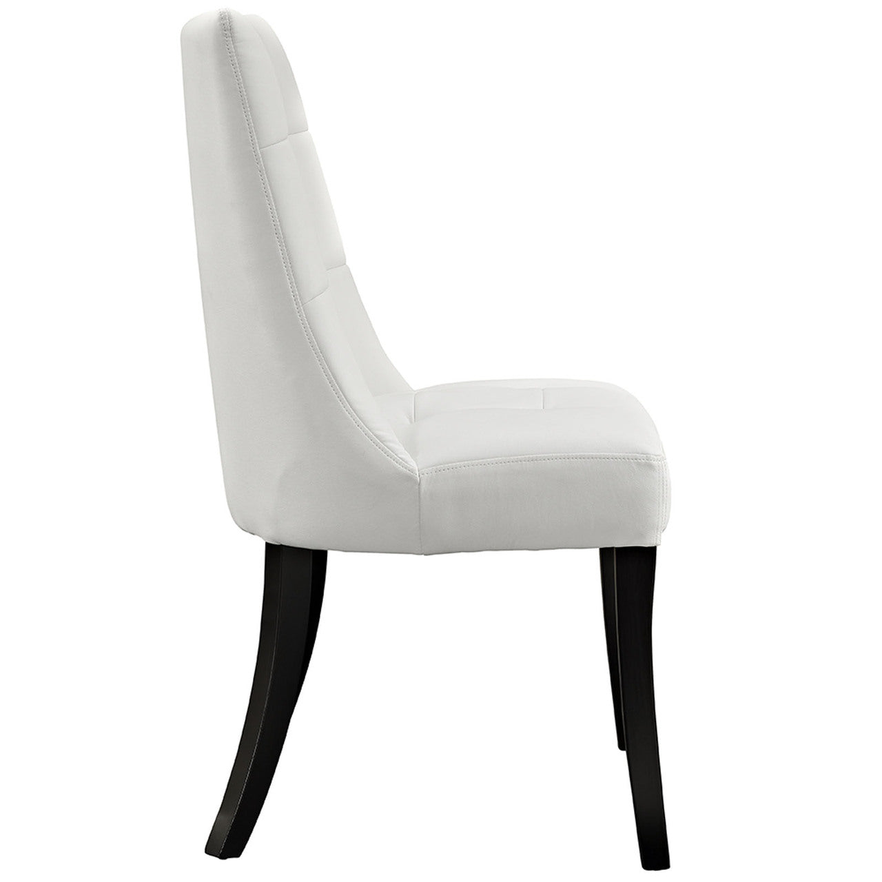 Noblesse Dining Side Chair in White