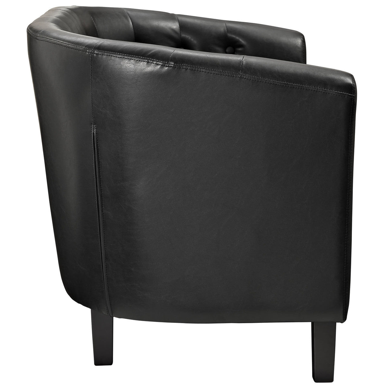 Prospect Two-Seater Loveseat in Black