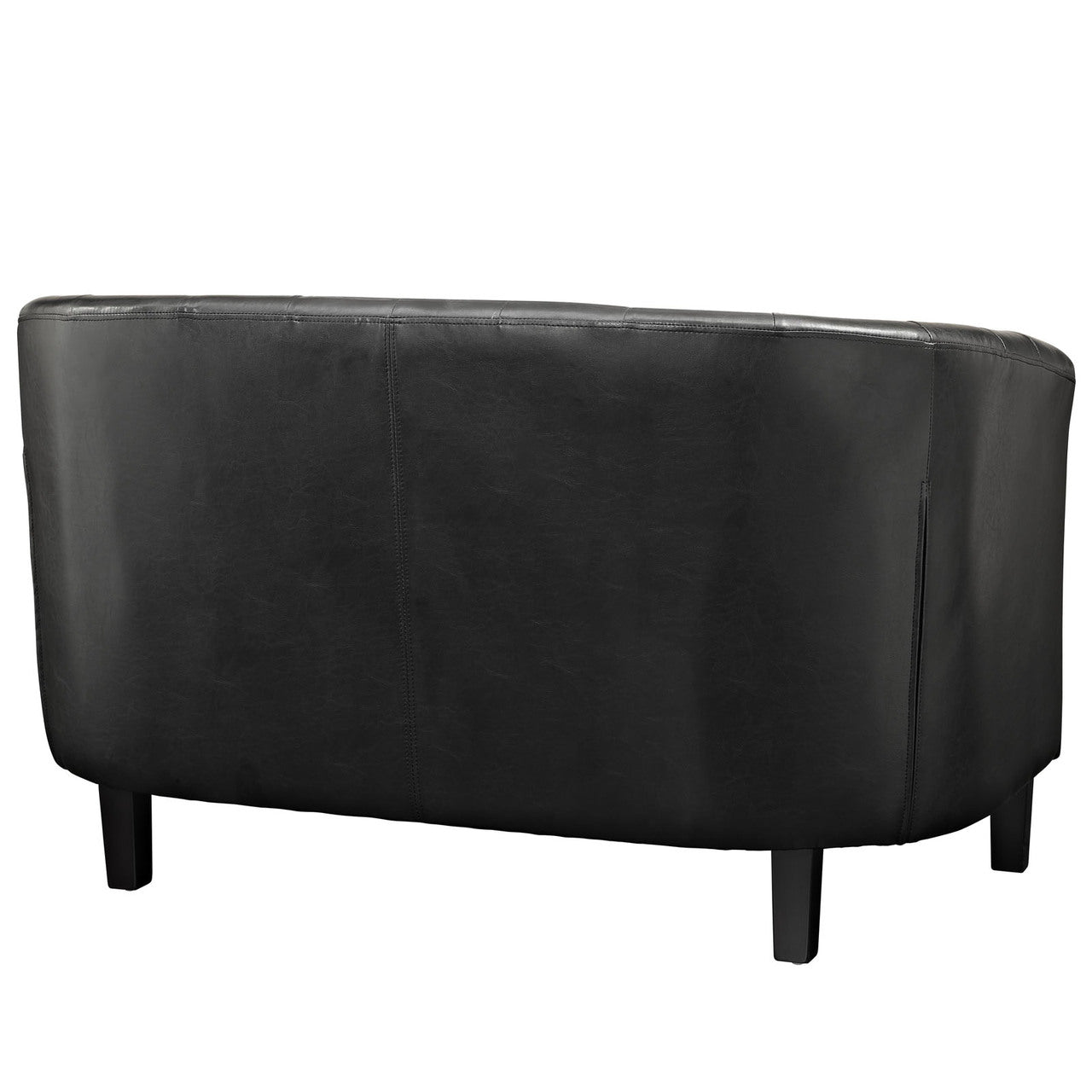 Prospect Two-Seater Loveseat in Black